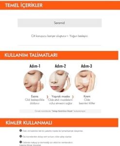 Missha 3 Aşamalı Yoğun Besleyici Maske 3 Nutrition Mask, 111470