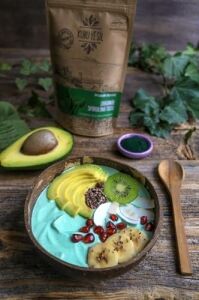 Kuru Yeşil Jumbo Hindistan Cevizi Kasesi - El Yapımı Coconut Bowl - Atıştırmalık, Sos ve Çerez Kasesi