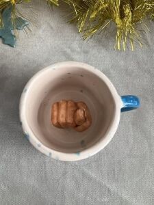 Nahl Kupa, El Yapımı Seramik Kupa, Düğün, Doğum Günü, Bebek Mevlidi, Ev Açılışı Hediyesi