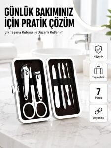 Taşınabilir Çantalı Çok Fonksiyonlu Bakım Seti