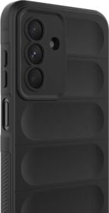 Spia  Galaxy A56 ile Uyumlu Kılıf Siyah Kinet Silikon Kapak ( Galaxy A56 ile Uyumlu, Siyah)