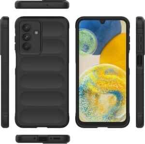 Spia  Galaxy A56 ile Uyumlu Kılıf Siyah Kinet Silikon Kapak ( Galaxy A56 ile Uyumlu, Siyah)