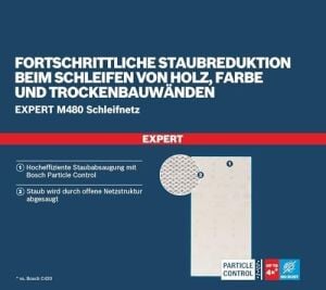 Professional 10 Parça Expert M480 Ağ Zımpara Seti (Boyalı Ahşap, Sert Ahşap, 80X133 Mm, Aksesuar Titreşimli Zımpara Makinesi)