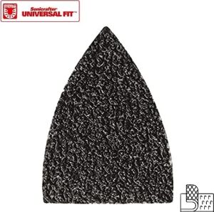 WA2121 Çok Amaçlı Raspalama Makinesi Için 34X34MM 20ADET 80KUM Cırtlı Universal Parmak Zımpara Kâğıdı