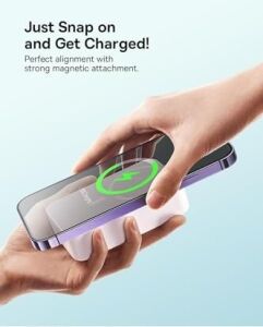 Enerfill FM41 Mini Manyetik Powerbank 20.000 Mah 20W - Beyaz (C'den C'ye 20V/3A 30CM Beyaz Kablolu)