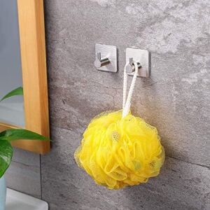 2 Adet Paslanmaz Çelik Banyo Havlu & Bornoz & Lif Askılığı, Çok Amaçlı Askılık, Yapışkanlı Mutfak Banyo Havlu Askısı