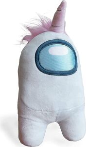Yume Among Us Unicorn Şapkalı Beyaz Pelüş Figür 30 cm Toys