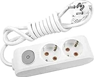 Multi-Let 2li Anahtar-Topraklı Kablo Ç.k 2mt Priz