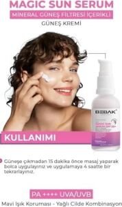 Bebak Pharma Güneş Serumu Spf 50 + Pa ++++ 30 ml