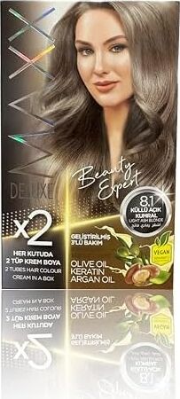 Beauty Expert Set Saç Boyası 8.1 Küllü Açık Kumral