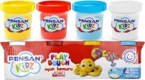 Pensan Pensan Kidz Oyun Hamuru 4 Renk x 150 gr
