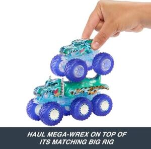Trucks Toy Truck & Big Rig Multipack, 1:64 Ölçekli -Wrex & Tiger ile Eşleşen Power Smashers Deco