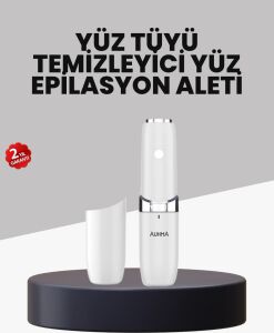 LED Işıklı Yüz Epilasyon Aleti Hassas ve Ağrısız Tüy Alma