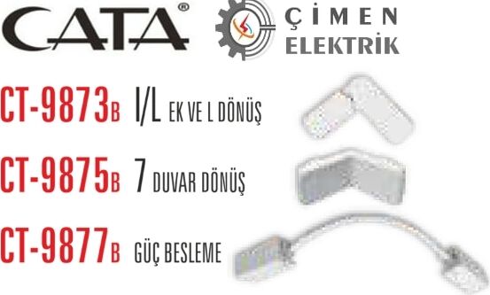 1 Adet Cata Ct 9875 Magnetıc Ray Ek Parçası Beyaz
