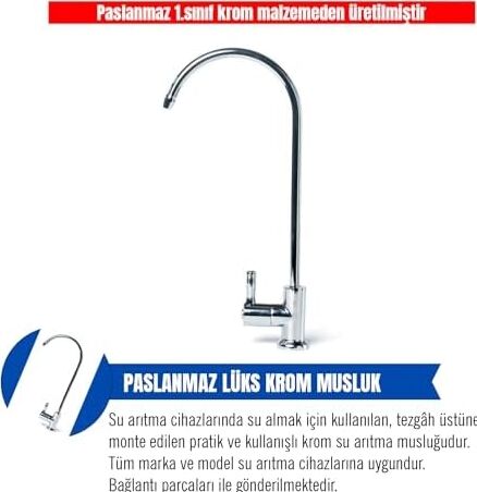 Aquafit Su Arıtma Cihazı Lüx Krom Musluk