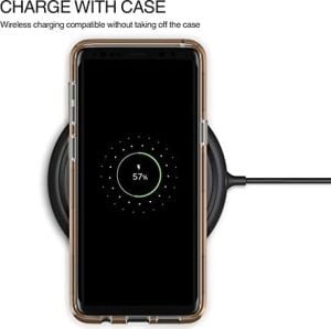 VRS91672 Galaxy S9 Plus Crystal Bumper Kılıf, Blush Gold