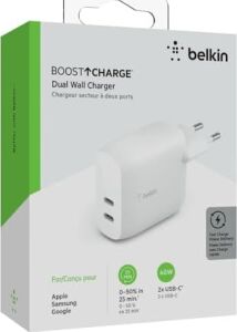 Çift 20W Usb-C Pd Duvar Şarj Cihazı 40W