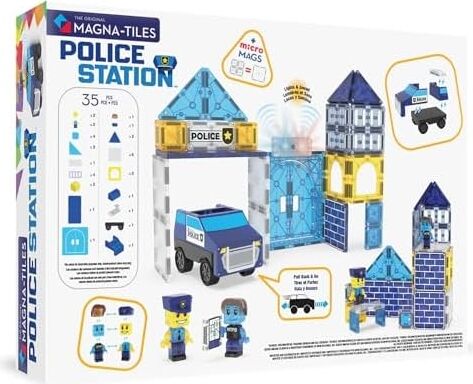 Magna-Tıles Police Station 35 Parça