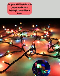 8 Modlu LED Işık Zinciri Iç Mekan Dekoratif Aydınlatma