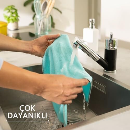 Pro Clean Aktif Enzimli Mikrofiber Temizlik Bezi, 3’lü Paket