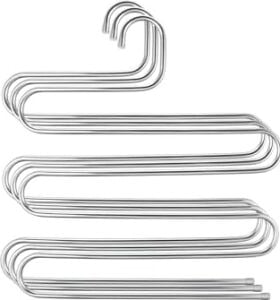 5 Katlı Metal Pantolon ve Eşarp Askısı - 3 Adet