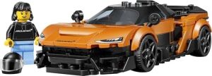 Speed Champions Mclaren W1 Gerçek Süper Araba 77257-9 Yaş ve Üzeri Çocuklar Için Mclaren Kıyafetli Sürücü Figürü Içeren Yaratıcı Oyuncak Yarış Arabası Yapım Seti, Hediye Fikri (287 Parça)