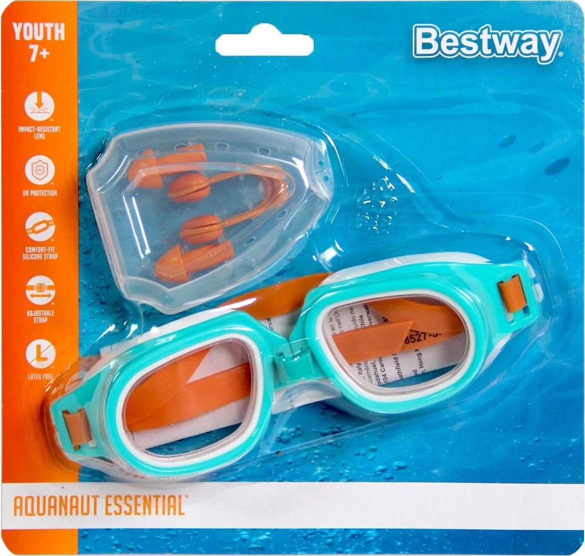 Bestway Hydro Swim Kulak ve Burun Tıkacı Yüzücü Gözlük SETI 26034