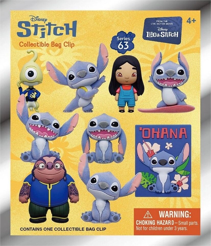 Lilo ve Stitch Klipsli Figür Seri 63