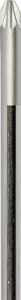 Tornavida Pozidriv Pz2 250 mm Bıçak Uzunluğu, Krom Vanadyum Ergonomik Softgrip Sap 0-62-571