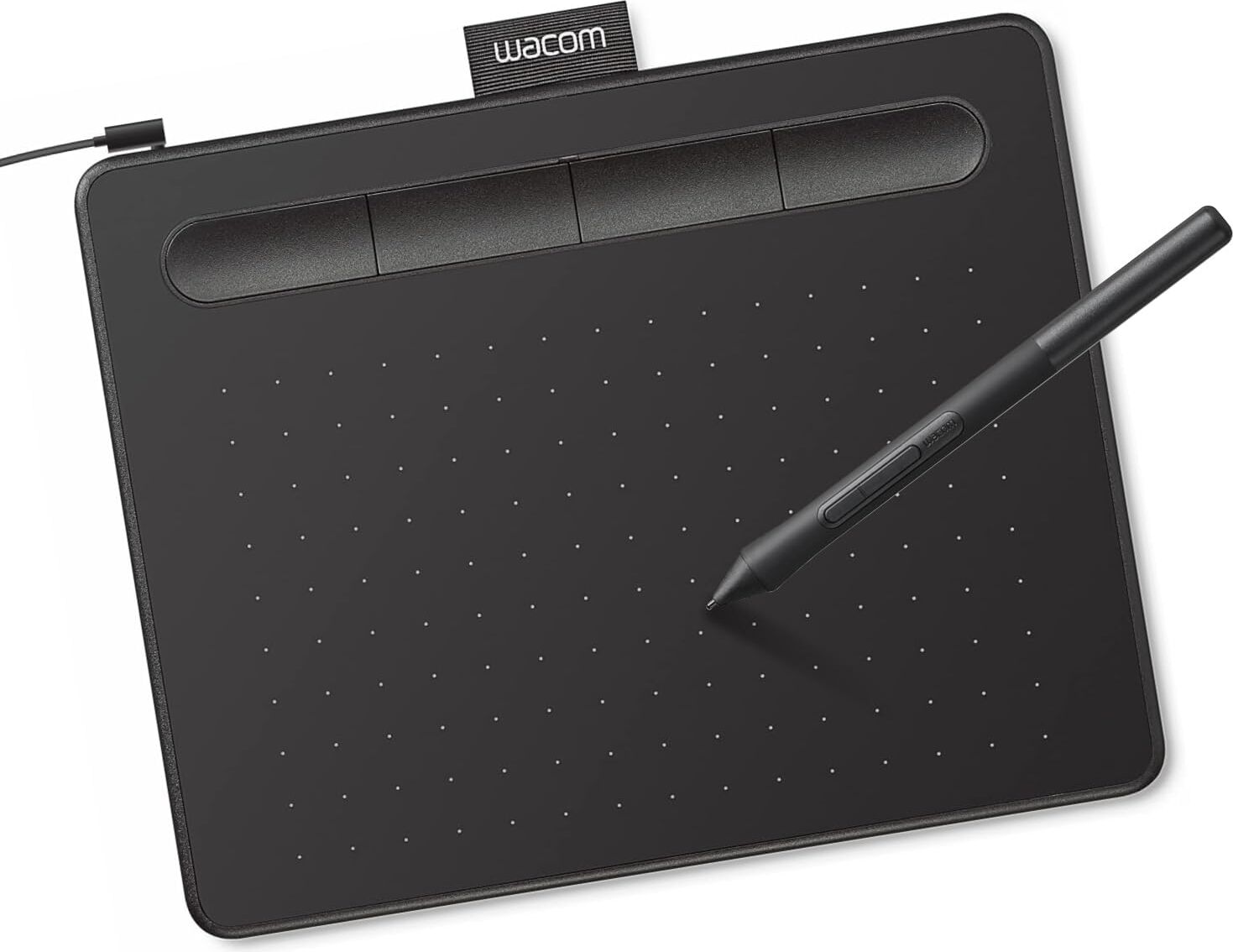 Wacom Intuos CTL4100 Çizim Tableti Mac, Pc, Chromebook ve Android Için, Küçük, Yazılım Dahil, Siyah
