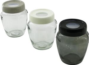 Cam Kavanoz - 580 ml - Şeffaf