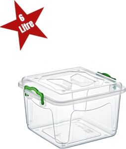 Şeffaf Saklama Kutusu 6 Litre