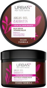 Argan Yağı & Keratin Kolay Kırılan Saçlara Özel Yoğun Saç Bakım Maskesi 230 Ml- Vegan