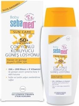 Baby Spf 50+ Uva - Uvb Filtresi ve E Vitamini Etkili Çok Yönlü Koruyucu Çocuk Güneş Losyonu 150 ml
