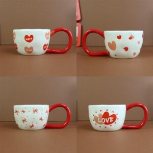 Love Kalp Seramik Kahve Kupası BM-2387