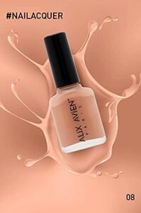 Nude Oje 08 - Yüksek Pigmenttli Uzun Süreli Kalıcılık Hızlı Kuruma - Nail Lacquer 08