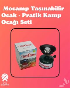 Kolay Ayarlanabilir Alevli ve Güvenli Metal Kamp Ocağı