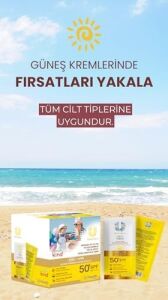 Güneş Kremi 50 Spf Kids 50 Adet