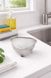 Ayaklı Lavabo Süzgeci Mutfak ve Banyo Için Metal File Gider Süzgeci Gıda Artığı ve Saç Tutucu Drenaj Koruyucu