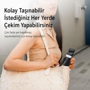 Gimbal Yüz Takip Telefon Sabitleyici 360° Video Canlı Yayın Akıllı Tripod Direk Bağlantı