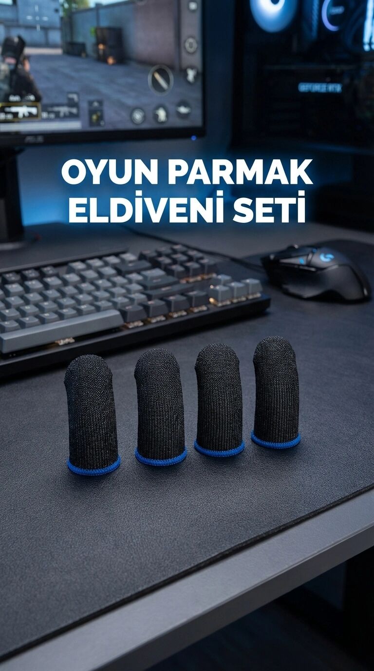 Ayarlanabilir Oyuncu Parmak Eldiveni Hassas Kontrol ve Konfor Sunar