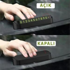 Araç Fosforlu Numaratör, Açık ve Kapalı Kullanım, Kolay Kurulum