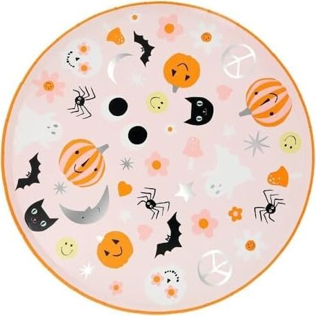 - Groovy Halloween Icon Dinner Plates - Cadılar Bayramı Karakterli Tabaklar (L) (8'li)