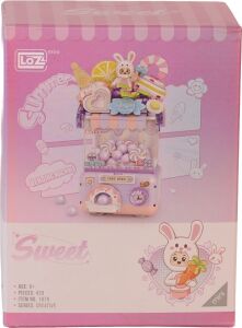 LZ1679 Loz  Sevimli Gashapon Makineleri Mor  Block Oyuncak 428 Prç