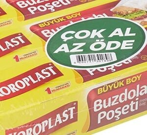 3'lü Çok Al Az Öde Ekonomik Paket Büyük Boy 60'lı Buzdolabı Poşeti, Sızdırmaz & Bpa Içermez Gıda Saklama Torbası, Et, Tavuk, Balık, Sebze, Meyve, Çorba, Sos, Peynir, Kuruyemiş, Sandviç