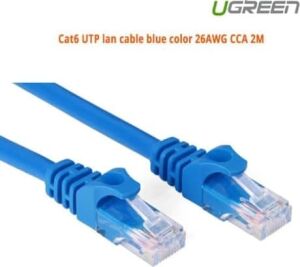 Cat 6 U/utp Lan Ethernet Kablosu, 2 Metre, Mavi, 11202
