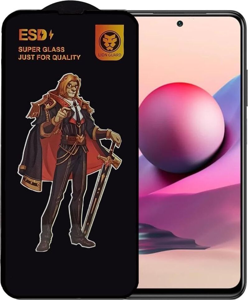 Xiaomi Redmi Note 10S ile Uyumlu Anti Statik Ekran Koruyucu Toz Tutmayan Kırılmaz Cam