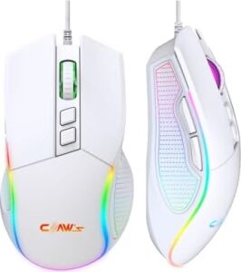 Crossfire V1 12800 Dpi Makro Yazılımlı Chromatic Rgb Gaming Mouse - Beyaz