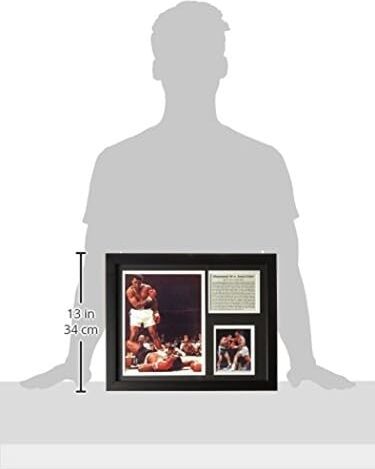 Efsaneler Kalıp Hiç Muhammad Ali V.b. Liston Çerçeveli Fotoğraf Collage, 11 x 35,6 cm