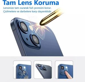 iPhone 17 Pro/iphone 17 Pro Max Için Lens Koruyucu 9h Temperli Cam Kamera Koruyucu Apple iPhone 17 Pro ve iPhone 17 Pro Max Lens Koruyucu (Titanyum Gri, iPhone 17 Pro/17 Pro Max)